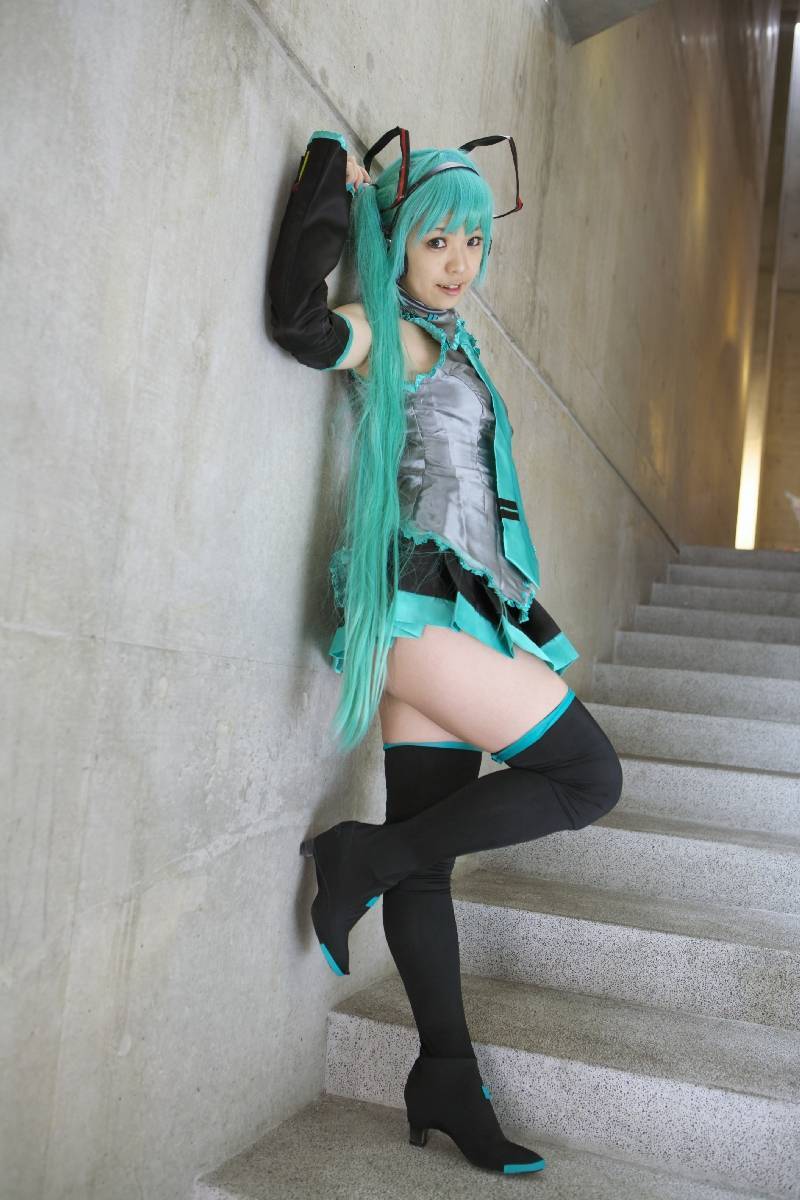 [Cosplay]Vocaloid-性感的Hatsune Mike